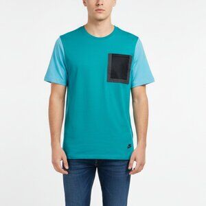 Nike Tech Hypermesh Teal‎ Mesh Pocket T Shirt